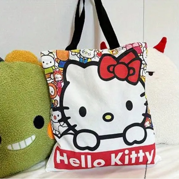Hello Kitty Handbags - Hello Kitty White and Red Tote Bag